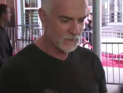 Andy McPhee - Celebrity Sightings in Los Angeles Stock Footage