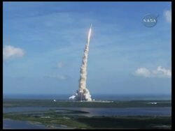 NASA launches first of new generation of space rockets News Clip