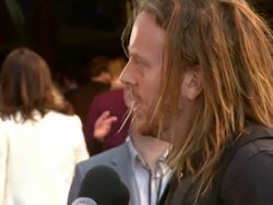 Tim Minchin at the Cowboys & Aliens UK Premiere at London England. (Footage by WireImage Video/Getty Images Entertainment Video) Stock Footage