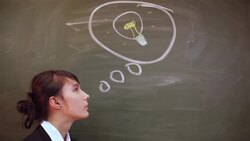 bright idea Stock Footage