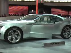 2007 Chevrolet Volt concept car montage Stock Footage