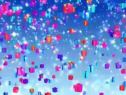 Holiday, Birthday, Christmas falling gifts background - loopable, HD Stock Footage