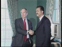 President designate meets New York mayor News Clip