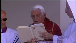 Pope Benedict XVI attends ''Way of the Cross'' procession News Clip