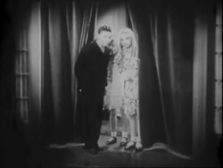 DW Griffith and Walter Huston Discussion Stock Footage