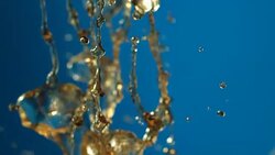 Beverage splash Stock Footage