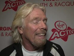 INTERVIEW - Richard Branson on Laura Robson Stock Footage
