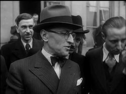 M Daladier Forms New French Government. News Clip