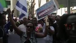 CLEAN : Eritrea protesters in Israel protest against Asmara govt News Clip