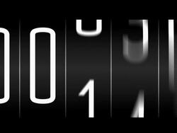 Odometer Numbers Counting Up to 10000 Stock Footage