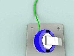 Car made of Green Wires Stock Footage