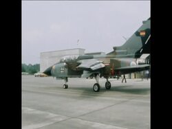 SYND 23 6 77 DEMONSTRATION FLIGHT OF TORNADO AIRCRAFT News Clip