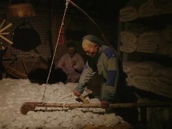 MS Wax statues depict scene of ancient China / Shanghai,  China Stock Footage