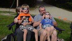 CLEAN : Visitors flock to Newport Oregon to watch solar eclipse News Clip