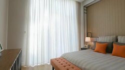 interior of modern bedroom 4k Stock Footage