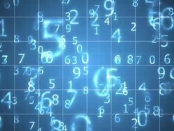 world of numbers Stock Footage