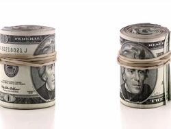 Cash. Money, dollars, finance, business, banking concept. Stock Footage