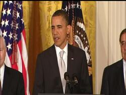 President Barack Obama says the savage storms that swept through the South are nothing short of 'catastrophic.' He is pledging the federal government's help in helping those affected by the storms, notably in Alabama. News Clip