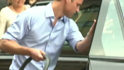 Prince William, Duchess of Cambridge, baby boy leave hospital Instructional Video