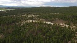 Aerial Wyoming Yellowstone National Park Stock Footage