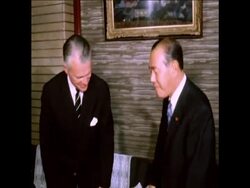 SYND 26/07/73 VAN LENNEP OF THE OEC LEAVES TOKYO AFTER MEETING JAPANESE PM Instructional Video