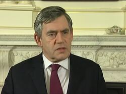 Brown says attack on UN building in Gaza was "indefensible" News Clip