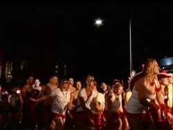 Thousands of people lavishly decorated in various states of undress danced and partied their way through Sydney''s streets on Saturday, in Australia''s annual Gay and Lesbian Mardi Gras Parade. News Clip