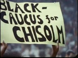 Delegates at the 1972 Democratic National Convention nominate black Congresswoman Shirley Chisholm for U.S. President. News Clip