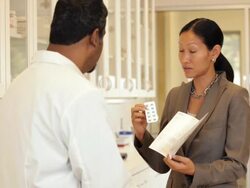 "pharmaceutical sales rep talking to a doctor /Richmond,Virginia, USA" Stock Footage