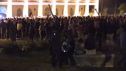 CLEAN : Guiana: Tear gas injured policeman during protest in Cayenne News Clip