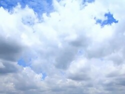 Moving clouds Stock Footage