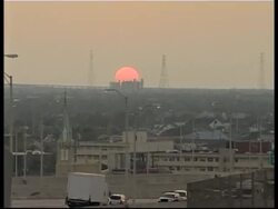 Evening and sunset scenes, military in  New Orleans Instructional Video