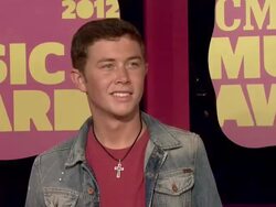 Scott McCreery at 2012 CMT Music Awards Stock Footage