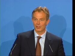 Blair and Berlusconi meet, address joint presser Instructional Video
