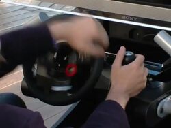 ATMOSPHERE: Game at the Mercedes-Benz Exclusive Preview Of The 2011 SLS AMG In Grand Turismo 5 at Los Angeles CA. (Footage by WireImage Video/GettyImages) Stock Footage