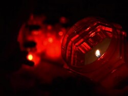 HD: Grave candle Stock Footage