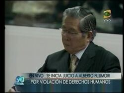 Trial begins against former President Fujimori News Clip