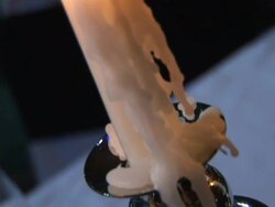 Old Style Candle Tilt Stock Footage