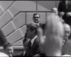 KENNEDY IN HANAU News Clip