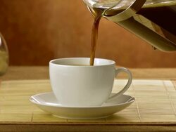 Pouring Coffee (Super Slow Motion) Stock Footage