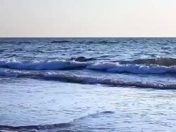 Ocean waves slow-motion Stock Footage