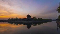Time Lapse-The Forbidden City - Beijing, China Stock Footage
