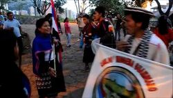 CLEAN : Colombians hold ritual to mark winter News Clip