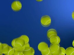 Tennis balls Stock Footage