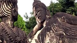 Buddha Park Stock Footage