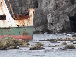 HD shipwreck Stock Footage