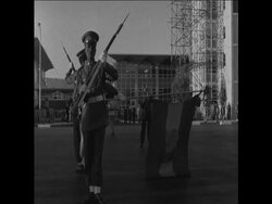 SYND 7/1/68 VICE-PRESIDENT HUMPHREY VISITS News Clip