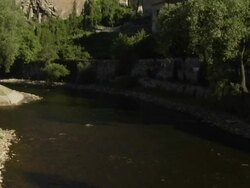 Tilt Up Shot  Cesky Krumlov Castle Cesky Krumlov Bohemia Czech Republic Stock Footage