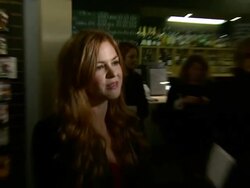Isla Fisher at the Burke and Hare World Premiere at London England. (Footage by WireImage Video/GettyImages) Stock Footage