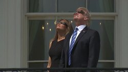 Trump Watches Eclipse From White House  News Clip
